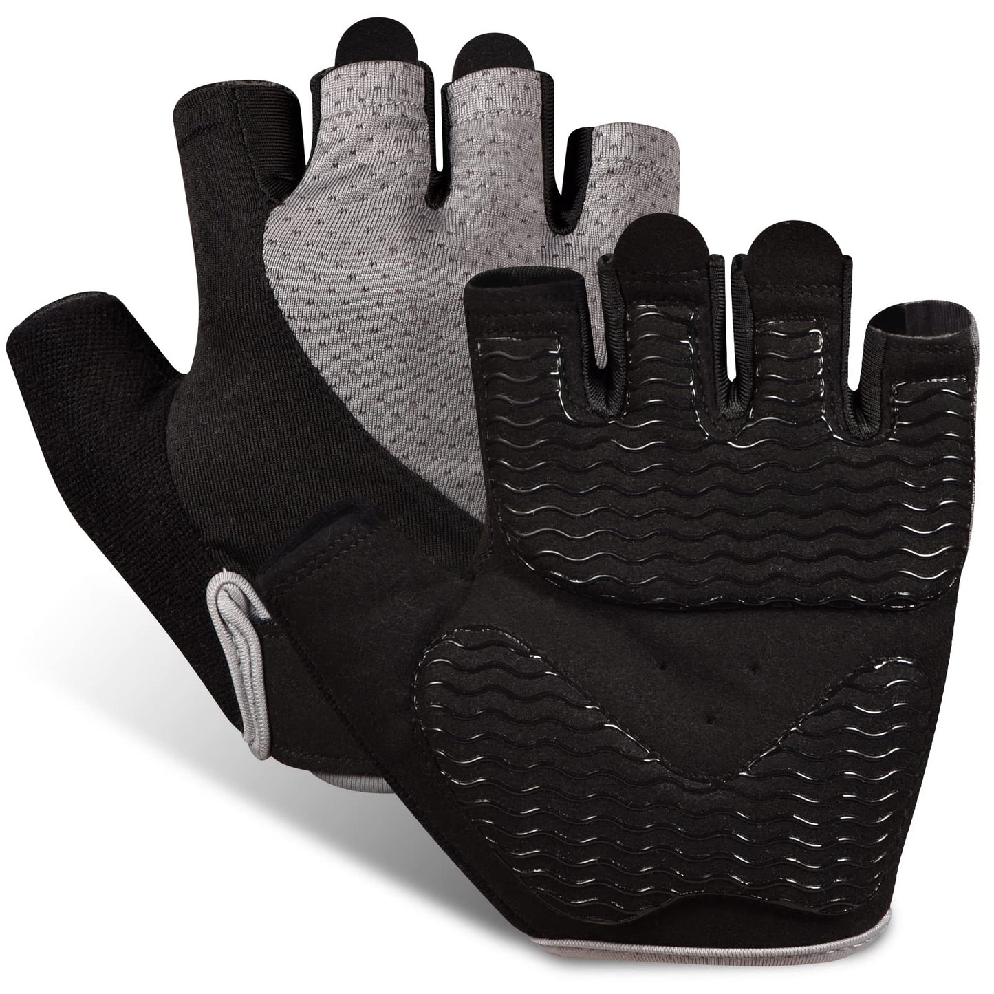 sunnex Gym Gloves Workout Gloves Fingerless Gloves for Weightlifting Lightweight Breathable Fitness Gloves Sports Gloves for Training Lifting Weight Cycling Climbing Rowing